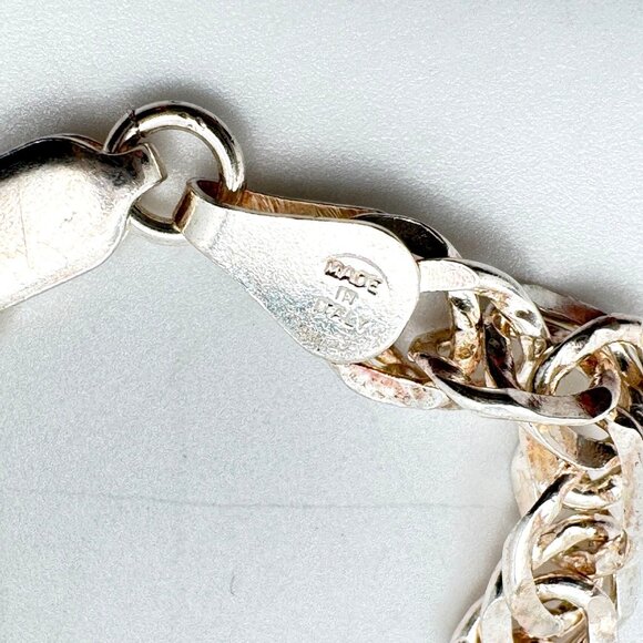 925 Sterling Silver Bracelet  Milor Italy 7 grams 7 Inches  Vintage - Picture 10 of 11
